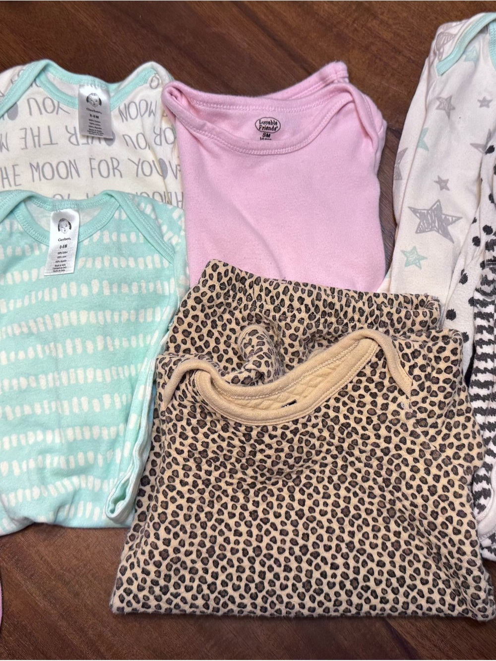 Baby Girl Sleep Gown Lot 9 Newborn 0-6M-0171